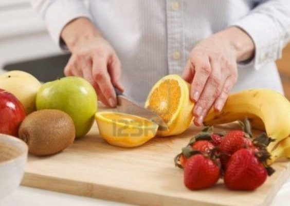 Como cortar frutas