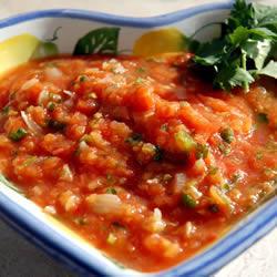 Receita de Salsa mexicana de tomate assado