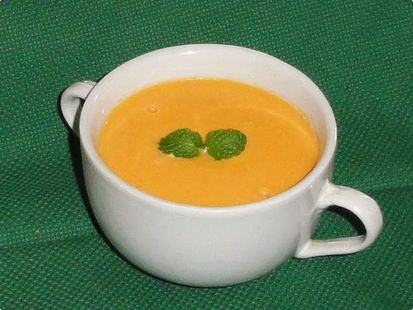 Sopa creme de Cenoura e Abóbora