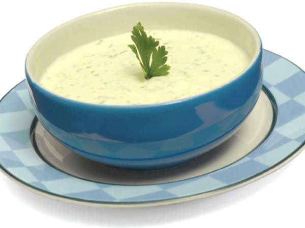 Molho cremoso de soja para salada