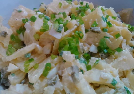 Como fazer salada de batata asterix?