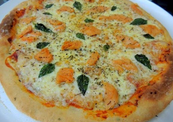 Pizza de Filé de Salmão