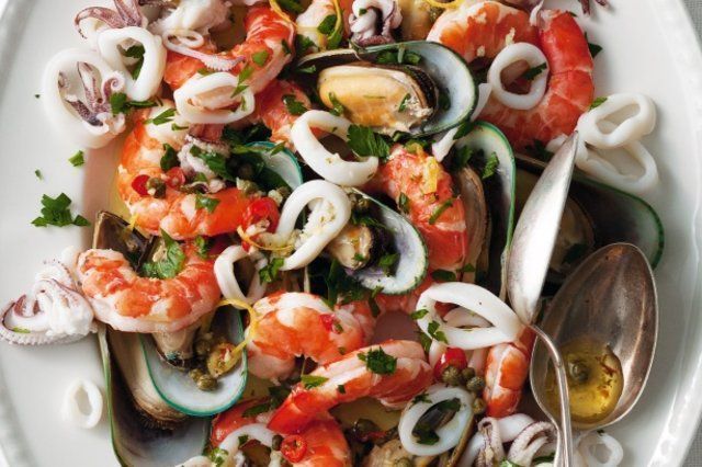 Salada de frutos do mar