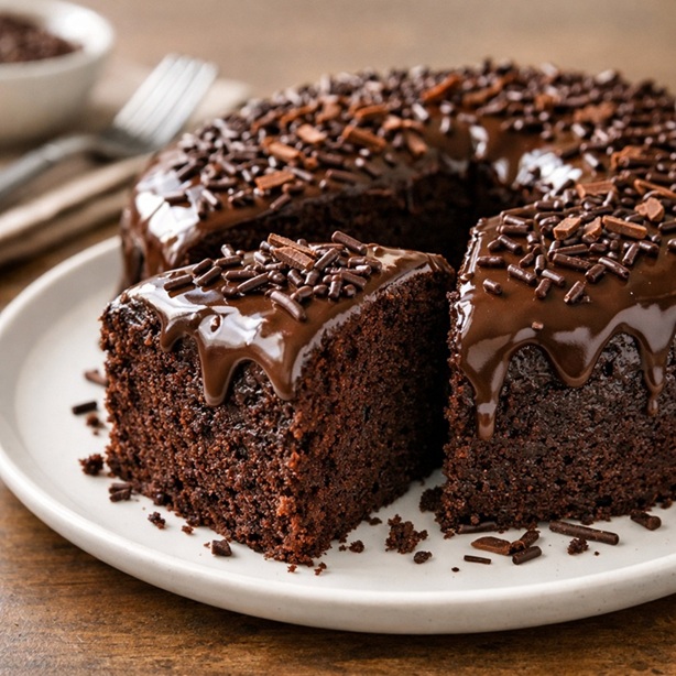 Bolo de chocolate nega maluca